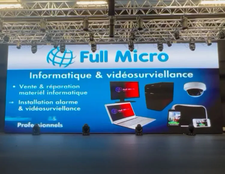 Location et installation d'écran géant LED pour le théâtre de Nantes